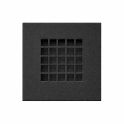 Peoria Black Shower Tray Grate Waste Cover