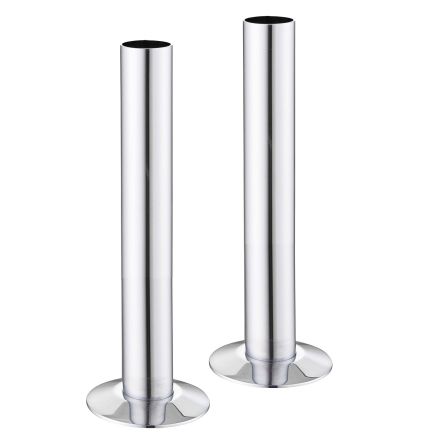 Chrome Pipe Sleeve Kit 130mm