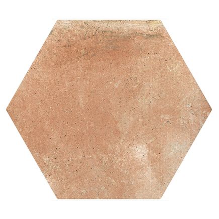 Terraza Siena Terracotta Matt Porcelain Hexagon Tile - 280x70mm