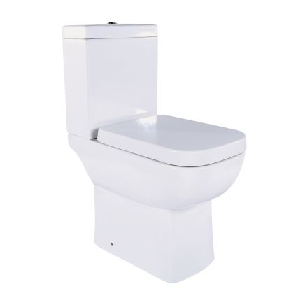 Alfrick Close Coupled Comfort Height Toilet with Soft Close Seat & CycloFlush