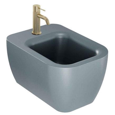 Micheli Matt Grey Wall Hung Bidet