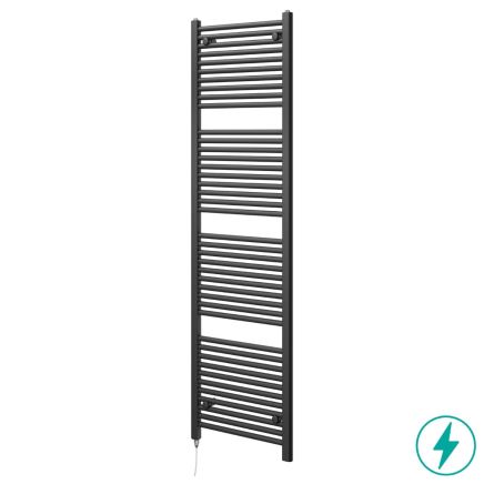 Neptune Anthracite Electric Heated Towel Rail 1800x500mm