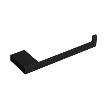 Cubic Matt Black Toilet Roll Holder