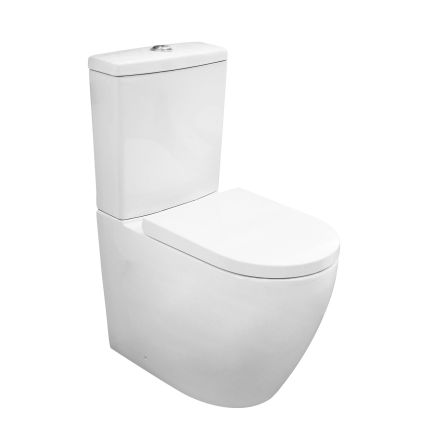 Oscar Comfort Height Close Coupled Toilet & Soft Close Seat