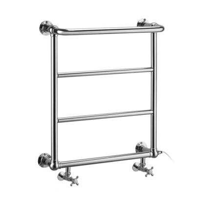 Burlington Cleaver Chrome Heated Towel Rail Radiator