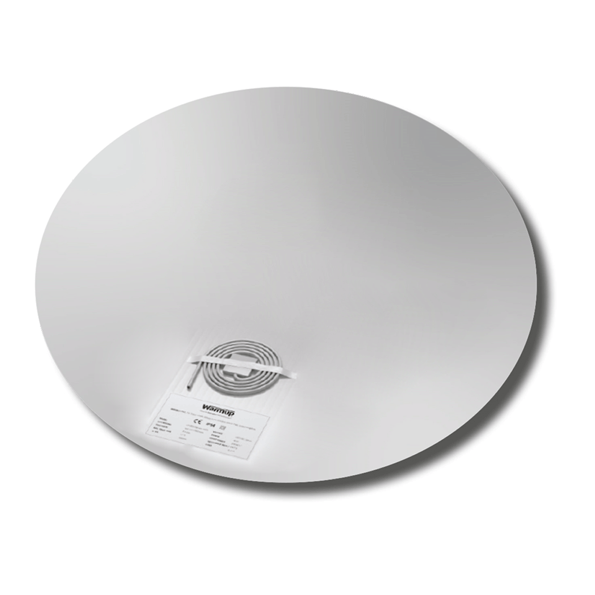 Warmup Circular Mirror Demister Pad 560x560mm