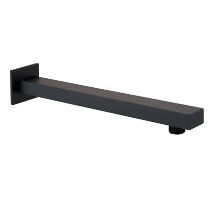 Square Shower Arm – Matt Black