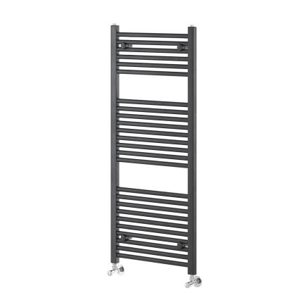 Neptune Gunmetal Heated Towel Rail - 1200x500mm