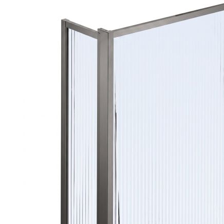 Amien Gunmetal Shower Screen Corner Post