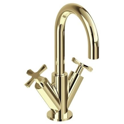 Burlington Riviera Gold Basin Mixer Tap