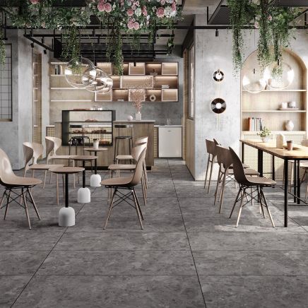 Peninsular Nero 3D Super Matt Porcelain Tile - 1200x600mm