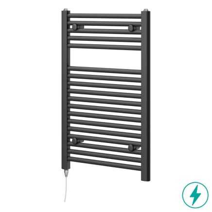 Neptune Anthracite Electric Heated Towel Rail 770x500mm