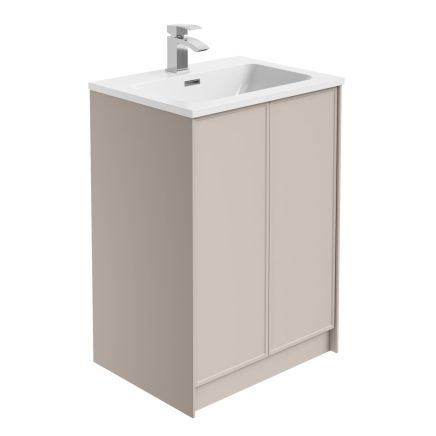 Kendal French Blush Floor Standing Vanity Unit - 600mm