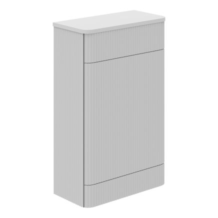 Soar Ribbed White WC Unit