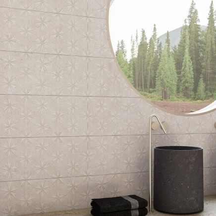Marshal Beige Decor Diamond Star Concrete Tile 300x900mm