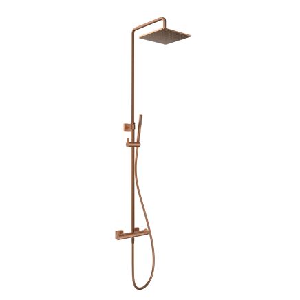 Thane Brushed Bronze Thermostatic Exposed Shower Pack