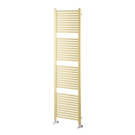 Neptune Brushed Gold Heated Towel Rail 1800x500mm