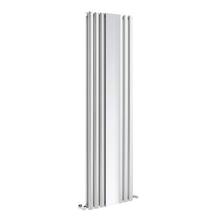 Corex White Vertical Mirror Radiator - 1800x500mm