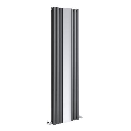 Corex Grey Vertical Mirror Radiator - 1800x500mm