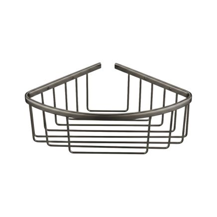 Gunmetal Single Corner Shower Basket