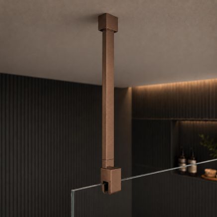 Oxford Bronze Shower Screen Ceiling Support Arm 800mm
