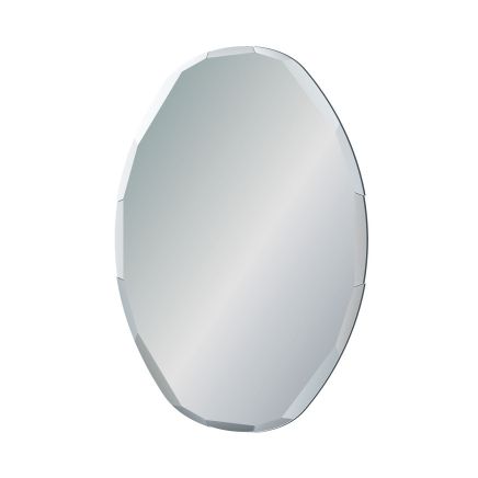 Ace Beveled Edge Frameless Oval Mirror 700x500mm