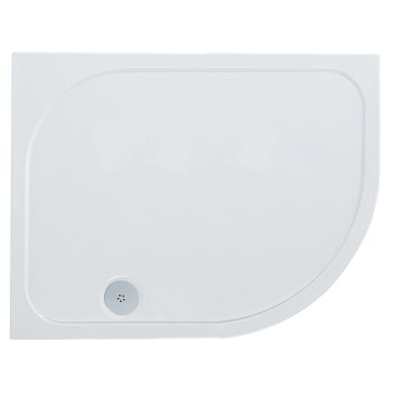 Low Profile Right Hand Offset Quadrant Shower Tray 1000x800mm