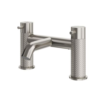 Moray Nickel Knurled Bath Filler Tap