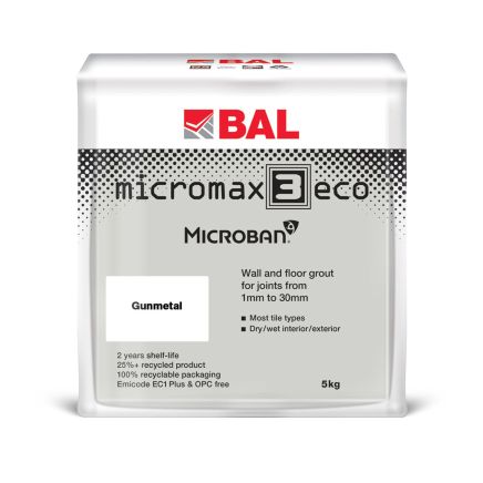BAL Micromax3 ECO Gunmetal Grout 5kg