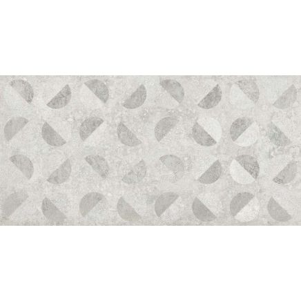 Clearance Tiles Dakar Ceniza Decor Semi-Polished Porcelain Tile 450x900mm
