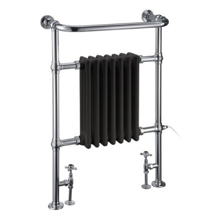 Burlington Trafalgar Black Traditional Radiator