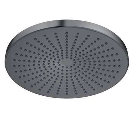 Moray Gunmetal Round Shower Head 250mm