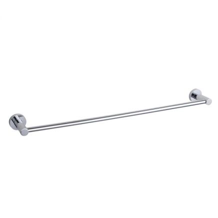 Round Chrome Towel Rail 600mm