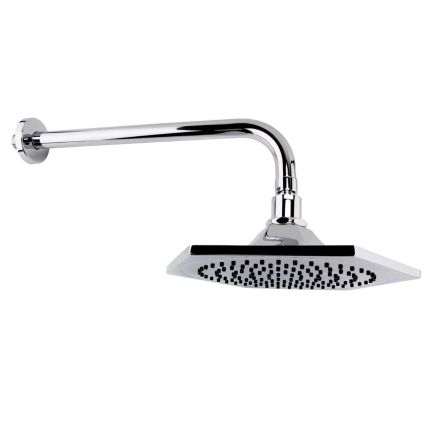 Adonis Chrome Fixed Rainfall Showerhead 200mm