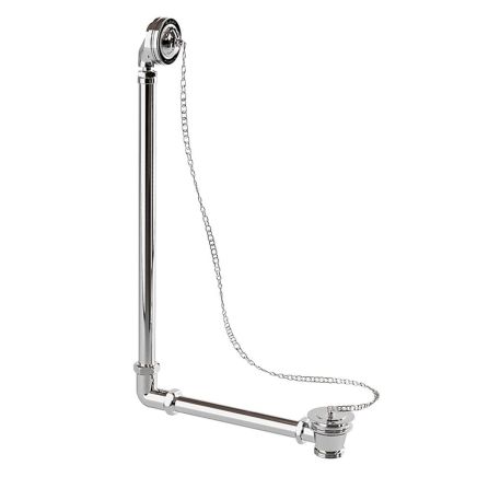 Burlington Chrome Exposed Plug & Chain Bath Waste