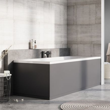 Ellis Charcoal Front Bath Panel 1800mm