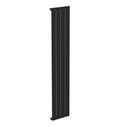 Livio Black Vertical Single Panel Aluminium Radiator 1800x360mm