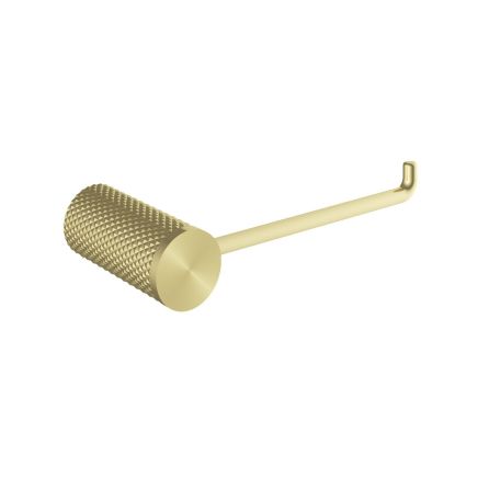 Moray Champagne Gold Knurled Toilet Roll Holder