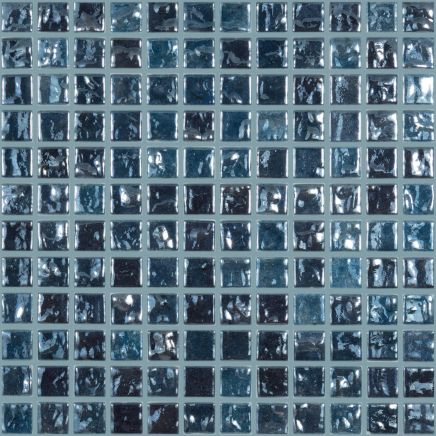 Lull Blue Glass Mosaic Tile | Tile Mosaic for Bathroom