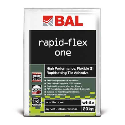 BAL Rapid-Flex One Tile Adhesive 20kg