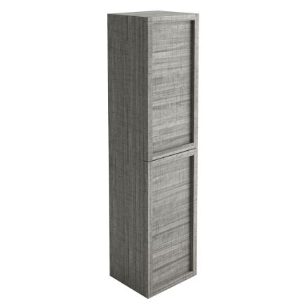 Winslow Grey Ash Wall Mounted Tall Storage Cabinet