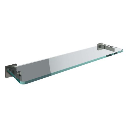 Quad Gunmetal Glass Shelf