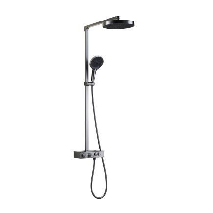 Manisa Gunmetal Thermostatic Shower Pack