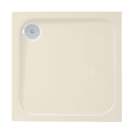 Sand Beige Slate Effect Low Profile Non Slip Shower Tray