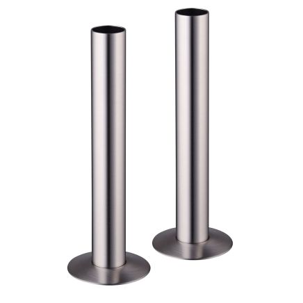 Satin Nickel Pipe Sleeve Kit 130mm