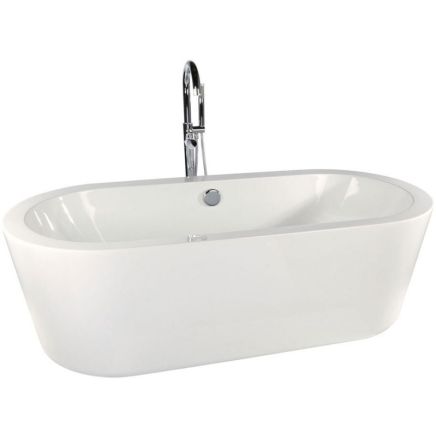 Bryn White Freestanding Acrylic Bath 785x1670mm