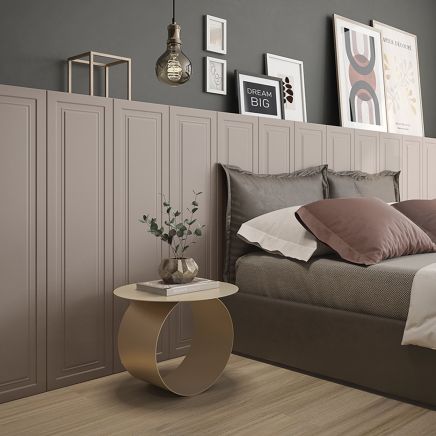 Braxton Sombra Taupe Panel Matt Porcelain Tile - 300x1200mm