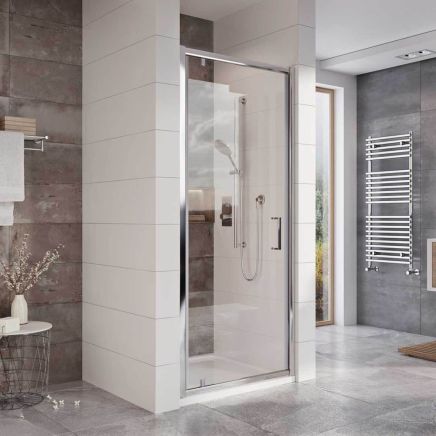 Fabio Chrome Pivot Shower Door
