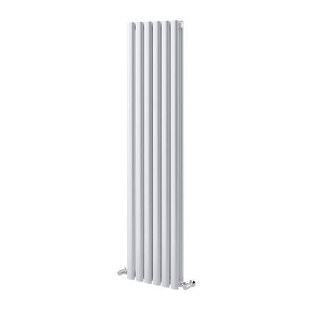 Islington White Double Vertical Radiator 1500x350mm