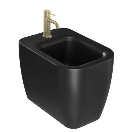 Micheli Matt Black Back to Wall Bidet